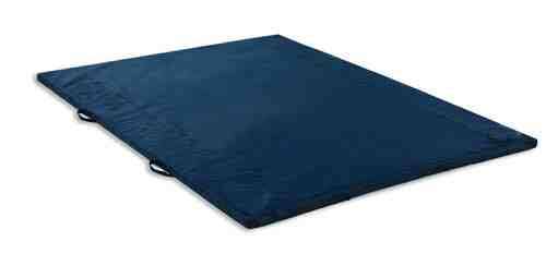 Exercise Mat  2  Thick Navy W/Handles Non-Folding 4 X 6