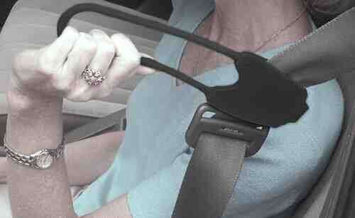 Seat Belt Handle  Easy Reach Black (Pack/2)