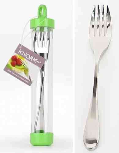 Knork (Knife and Fork Comb.) Stainless Steel--Duo Finish