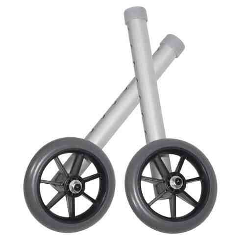 Walker Wheels w/Rear Glide Cap 5   Blue  (pair)