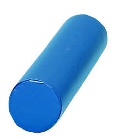 Vinyl Covered Bolster Roll Black 10  x 36