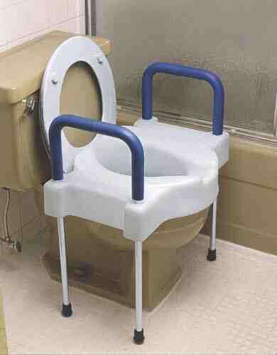 Tall-Ette Elevated  Toilet w/Legs X-Wide  300 lb. Alum