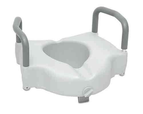 Elevated Toilet Seat with Arms Locking   (PMI)