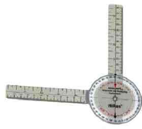 Baseline HiRes Goniometer 8  Plastic 360 Degree