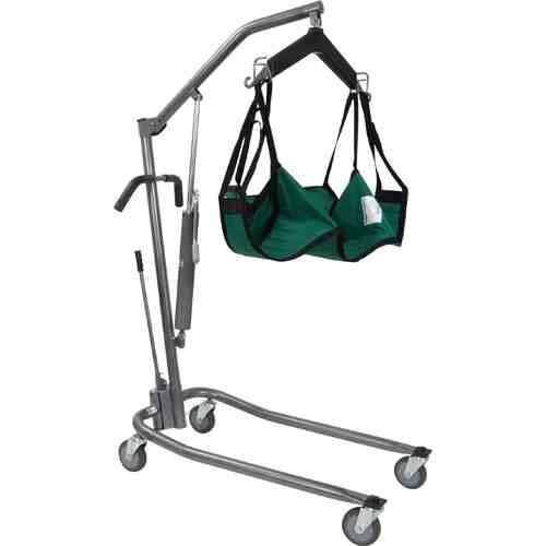Patient Lift-Manual Hydrau w/6 Point Cradle & Chains - Drive