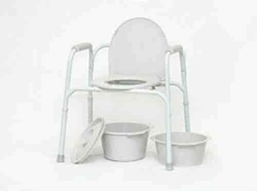 Commode - 3 In 1 Deluxe Steel Powder Coated - PMI