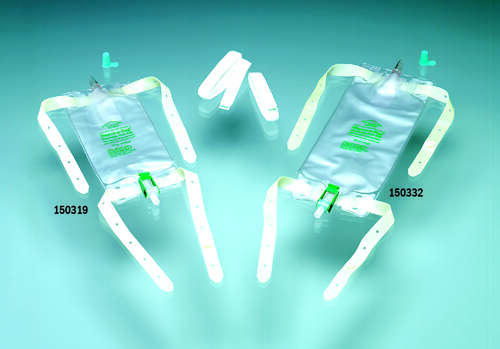 Leg Bag  19oz w/Flip-Flo Valve & 2 Latex Straps  Cs/50