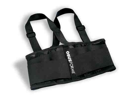 Back Belt-Unisex Small/Medium Black  Obusforme