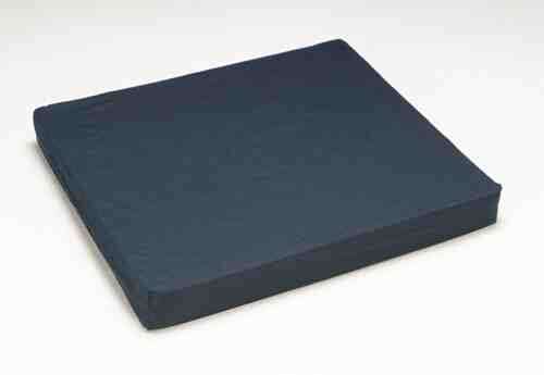 Foam Wheelchair Cushion Vinyl Grey  16 x16 x3