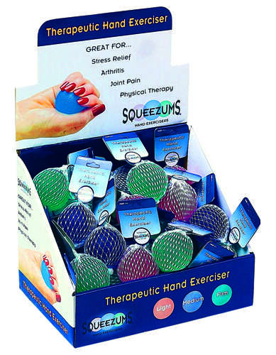 Squeezums Therapeutic Hand Exerciser Display(36 pcs)