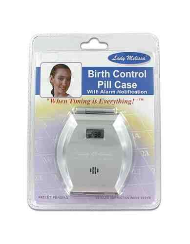 Birth Control Pill Case with Alarm Notification