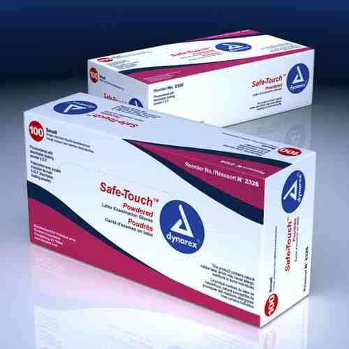 Latex Exam Gloves- Lightly Powdered- Small Bx/100