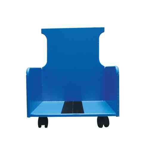 Mobile Base only for 2-piece Floor Sitter  Large  Wood