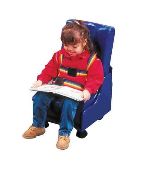 Skillbuilders 2-piece Mobile Floor Seat  Small w/Wood Base