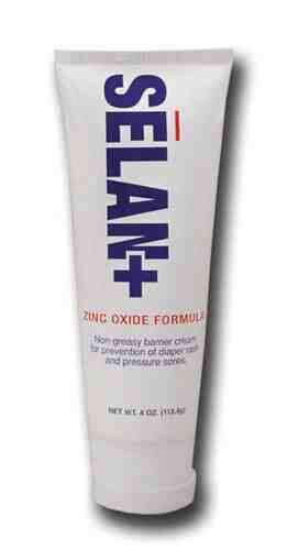 Selan+ Zinc Oxide Barrier Cream  4 oz. Tube