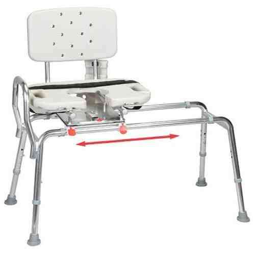 Transfer Bench Cut-Out Molded Swivel Seat/Back - Regular