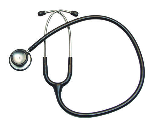 Stainless Steel Stethoscope Adult  Black