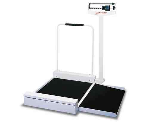 Wheelchair Scale w/Eye-Level Beam  (Kgs.) Detecto
