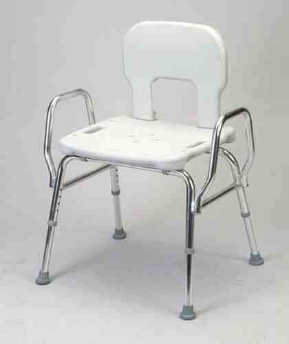 Snap-N-Save Shower Chair w/Back & Arms  Heavy Duty