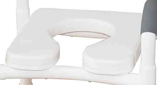 Padded Seat for the MJM Shower Chair  Elongated  Open Front