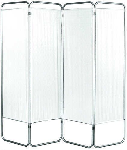 Four Panel Privacy Screen With Wheels