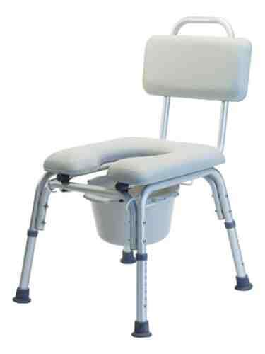 Lumex Commode Bath Seat Padded w/o Support Arms