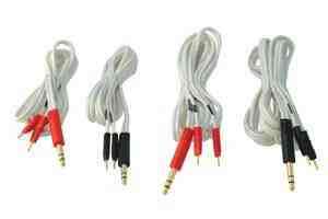 Lead Wire 72  - Stereo / 2 pin Black