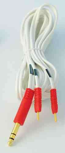 Lead Wire 120  stereo / 2 pin  Red