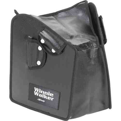 Tote Bag For 3 Wheeled Rollator Black Vinyl