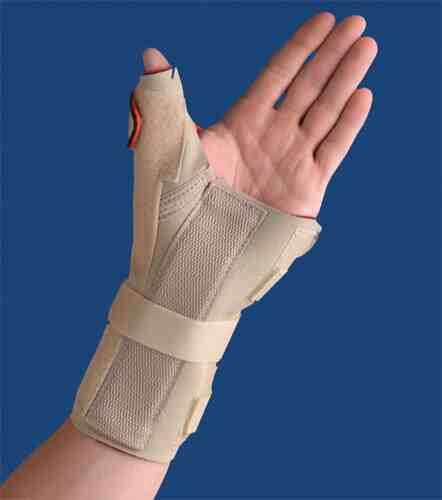 Carpal Tunnel Brace w/Thumb Spica  Right  Beige  XS/S