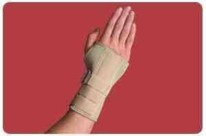 Carpal Tunnel Brace w/Dorsal Stay Black Med Right 6.5 -7.5