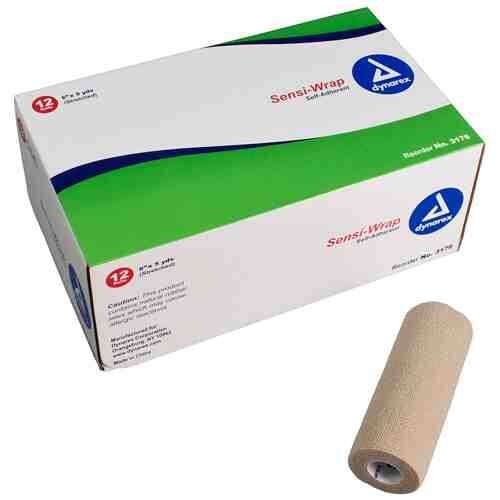 Sensi-Wrap Self Adherent Bndg 6  x 5 Yds  Tan  12/cs