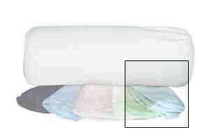Round Cervical Pillow Cover Removable  White
