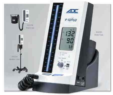 E-Sphyg 2 LCD Mercury-Free BP w/3 Cuffs Latex/Free  Mobile