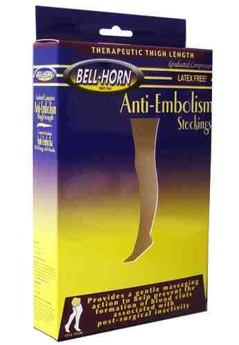 18mmHg TH Anti-Em Stockings Open Toe  Beige  Extra Large