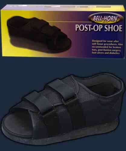 Post-Op Shoe  Black  Mens Large  fits sizes 11 - 13