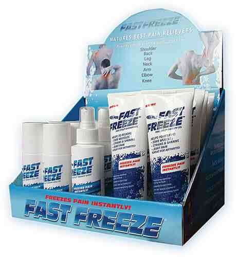 FastFreeze ProStyle Therapy Gel  Countertop Display