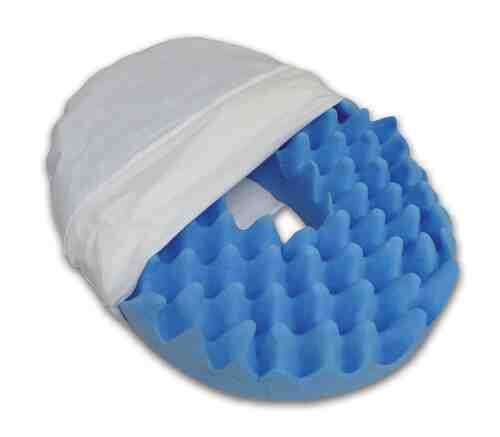 Convoluted Foam Softeze Ring 16  x 14 1/8   White Cover