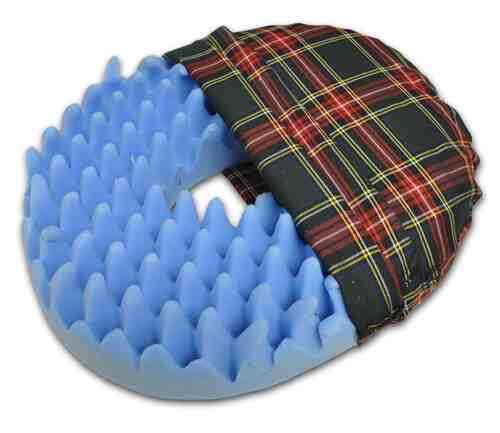 Convoluted Foam Softeze Ring 18.25  x 15 1/8   Plaid Cover