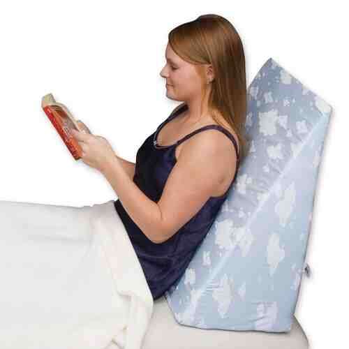 Bed Wedge -12  with Blue Cloud Cover  (Core)
