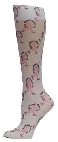 Complete Med Fashion Line (pr) DFeet Breast Cancer 15-20mmHg