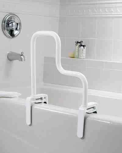 Home Care Multi Grip Tub Safety Bar  Glacier White