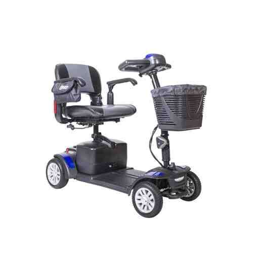 Spitfire EX 1420 4-Whl Compact Scooter Blue/Red/Silver w/Batt