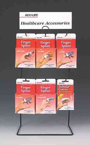 Finger Splint Display Rack (34 pcs)