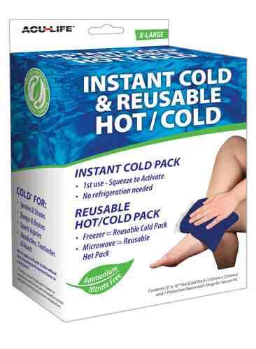 Instant Cold & Reusable Hot & Cold Pack