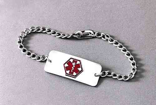 Diabetic ID Bracelet-Carded