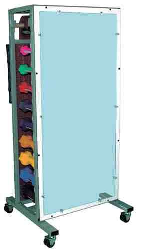 Dlx. Combo. Weight & Dumbell Storage Rack W/ Mirror