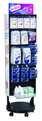 2-Sided Floor Spinner Display Stocked
