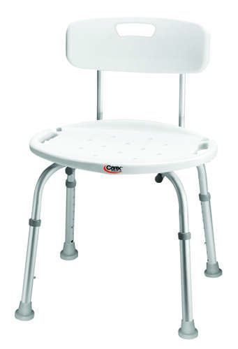 Bath & Shower Seat Adj w/Back (Retail)