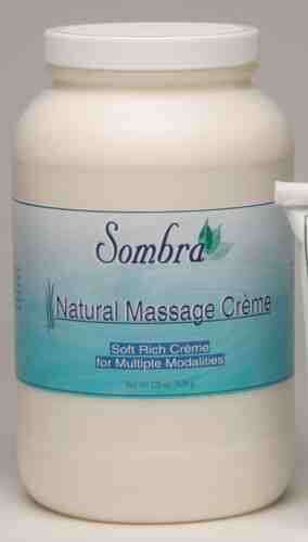 Sombra Natural Massage Creme  Gallon (128 oz) Each